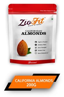 Ziofit California Almonds 200g
